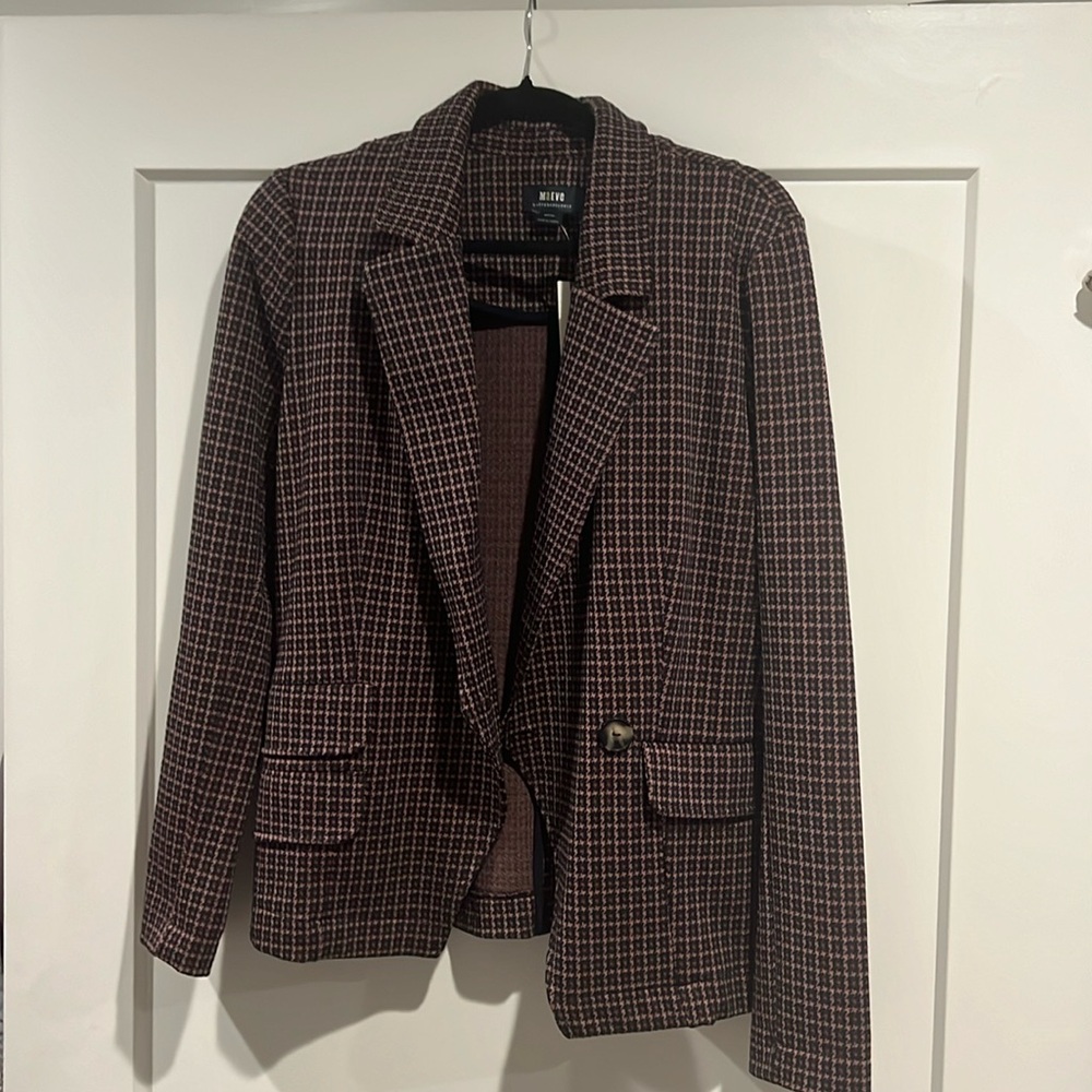 NWT Anthropologie Maeve patterned blazer- size medium